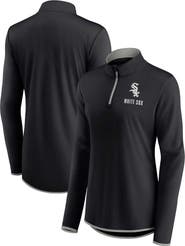 FANATICS Women's Fanatics Branded Black Chicago White Sox Worth The Drive Quarter-Zip Jacket