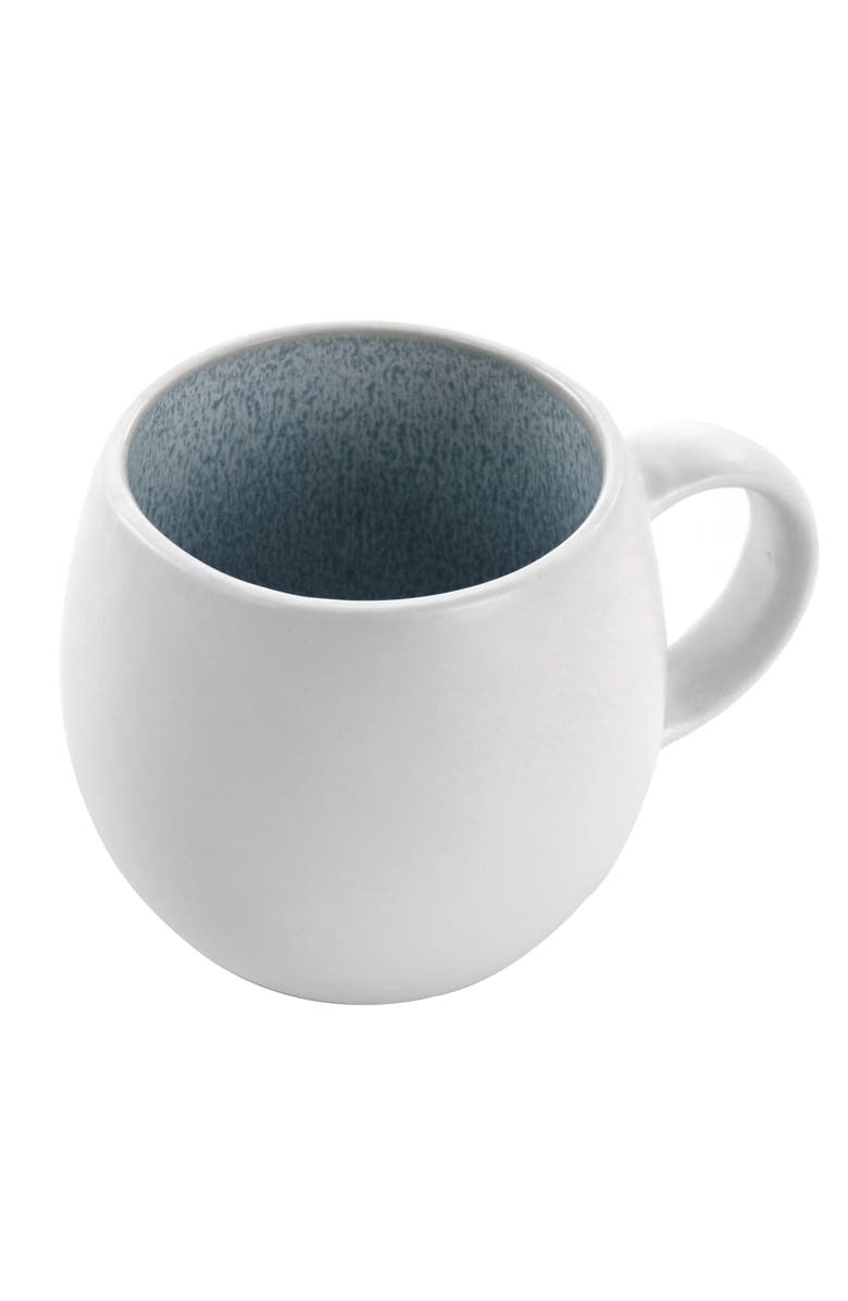 Elama Mocha 16 Piece Stoneware Dinnerware Set, Alternate, color, White