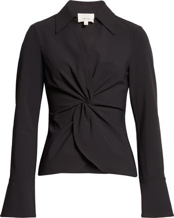 Cinq à Sept Mckenna Knot Waist Shirt | Nordstrom