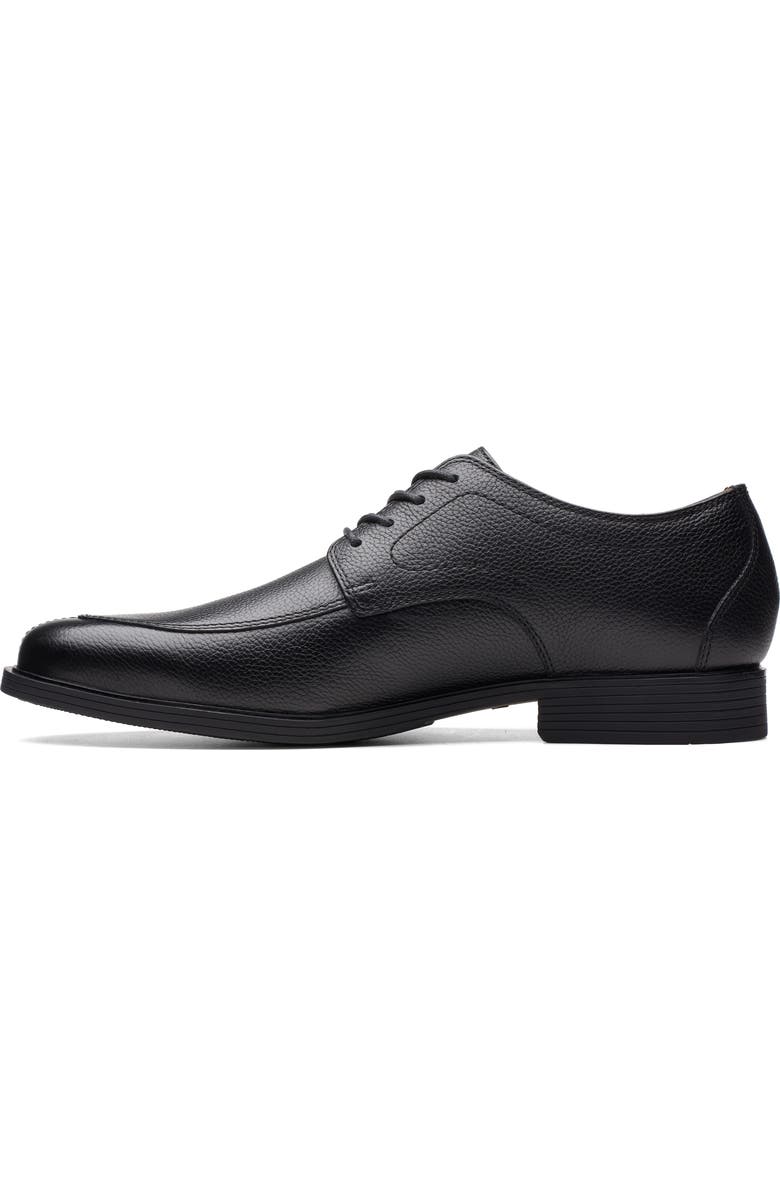 Clarks<sup>®</sup> Whiddon Pebbled Leather Derby, Alternate, color, Black Tumbled