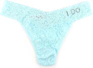 Hanky Panky 'I Do' Swarovski Crystal Original Rise Thong