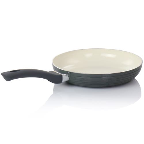 Oster Ridge Valley 10 Inch Aluminum Nonstick Frying Pan In Grey In Gray