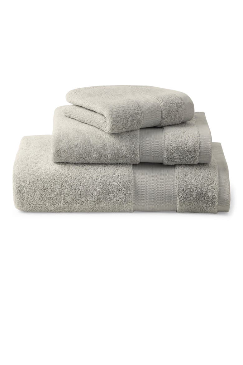 Watson Cotton Terry Cloth Hand Towel, Main, color, TRUE PALE GREY