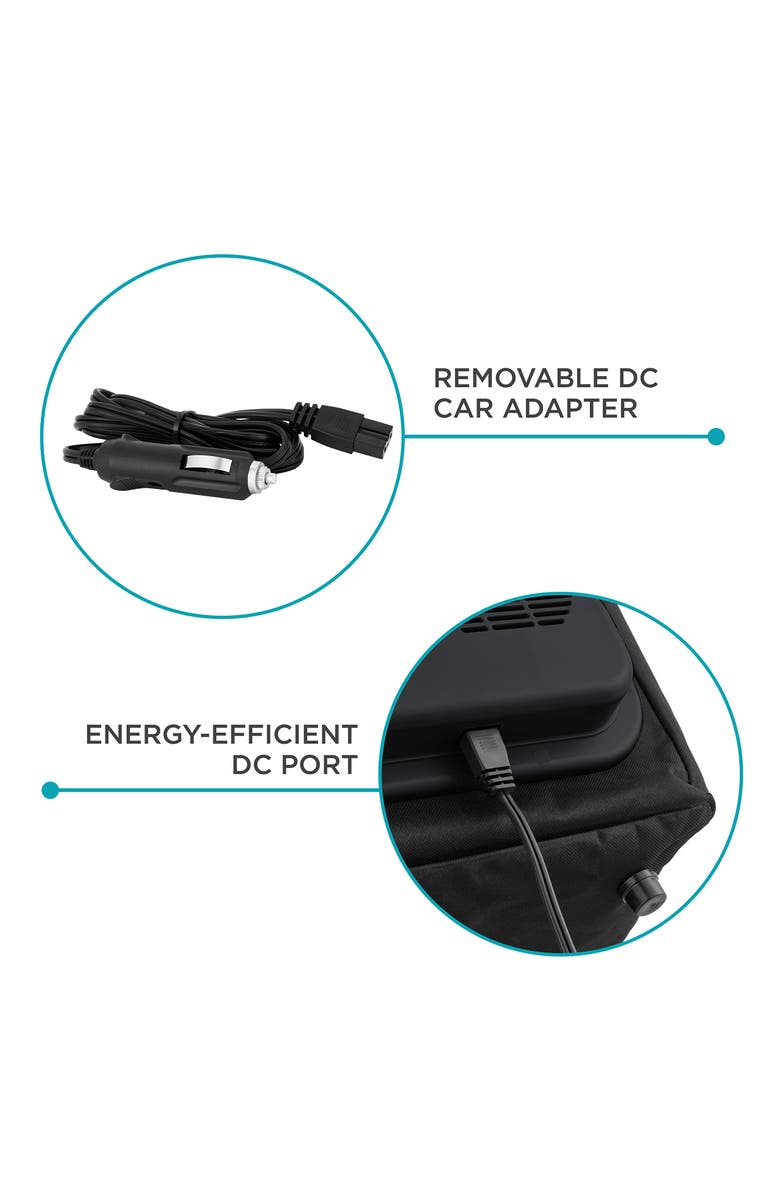 Ivation Electric Cooler Bag, 15L, 12 Volt, Alternate, color, Black