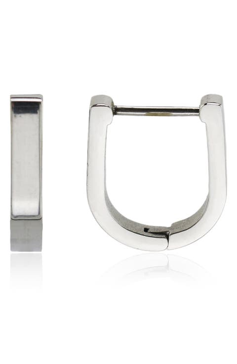 U-Shape Huggie Earring