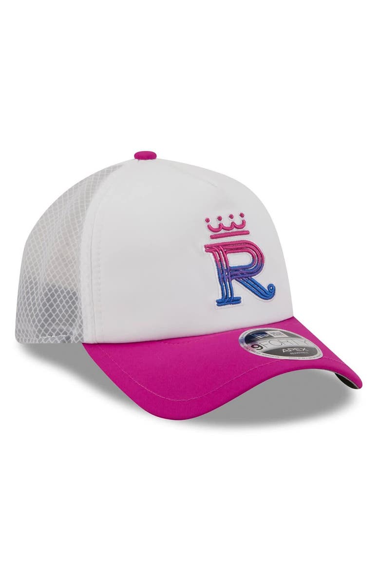 New Era Men's New Era White/Purple Kansas City Royals 2026 City Connect Apex 9FORTY Adjustable Hat, Alternate, color, White