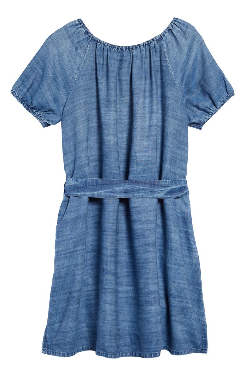 Bella Dahl Puff Sleeve Tencel<sup>®</sup> Lyocell Dress, Alternate, color, 