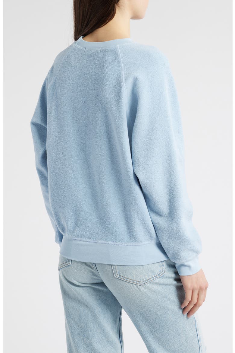 Beach Please Cotton Graphic Sweatshirt, Alternate, color, POWDER BLUE