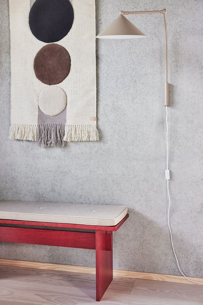 Asa Bench Cushion in Clay Melange, Alternate, color, Melange