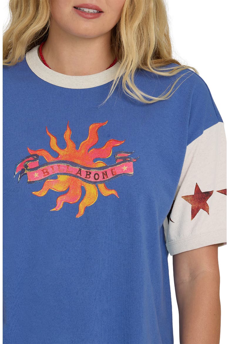 Tropics Co Graphic Ringer T-Shirt, Alternate, color, DUTCH BLUE