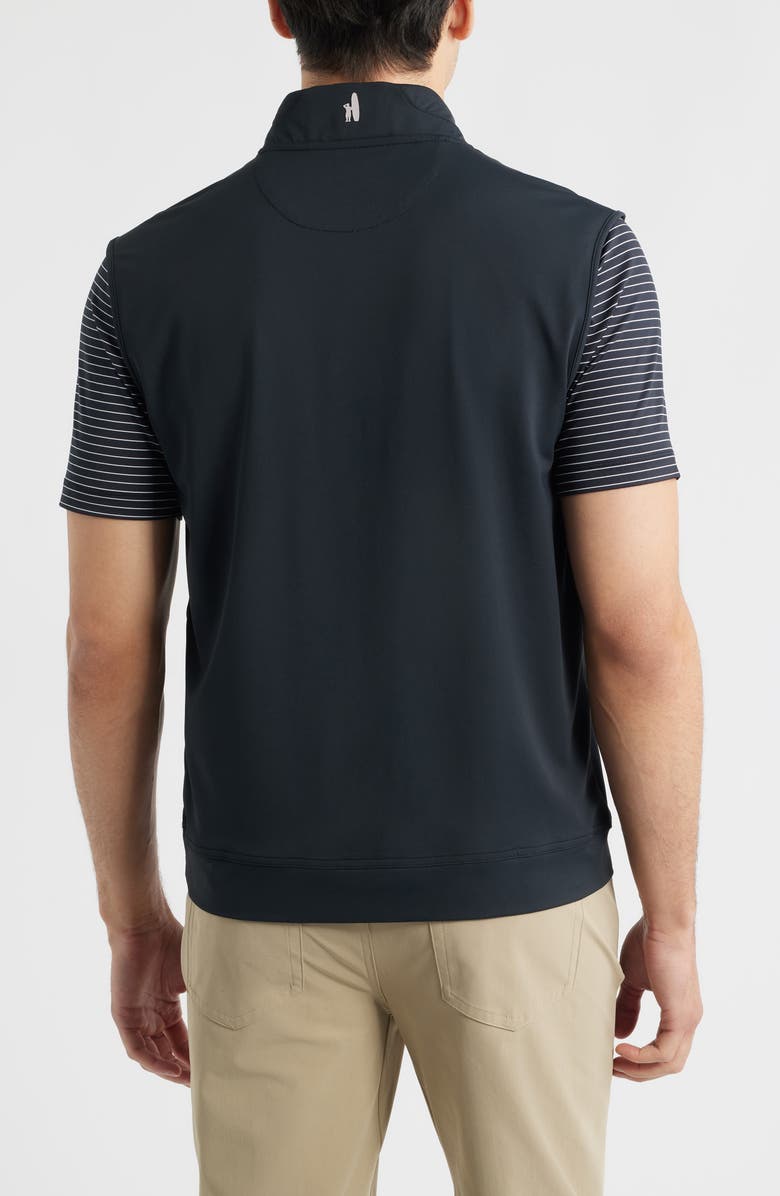 johnnie-O Torque Quarter-Zip Vest, Alternate, color, Black