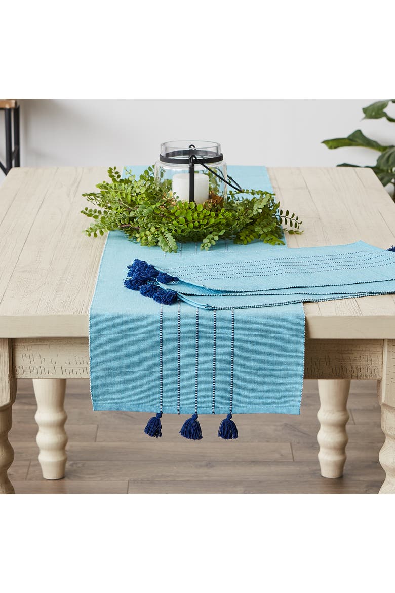 Thera Stripe Blue Placemat Set/6, Alternate, color, Blue