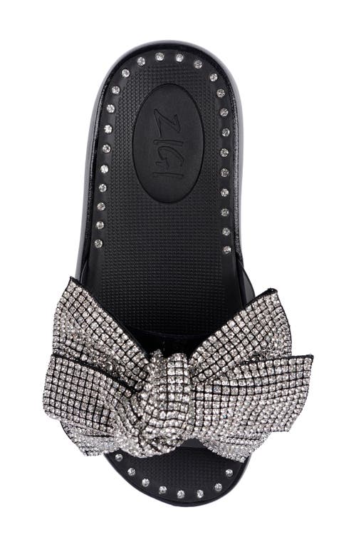 Zigi Cassinella Embellished Sandal In Black