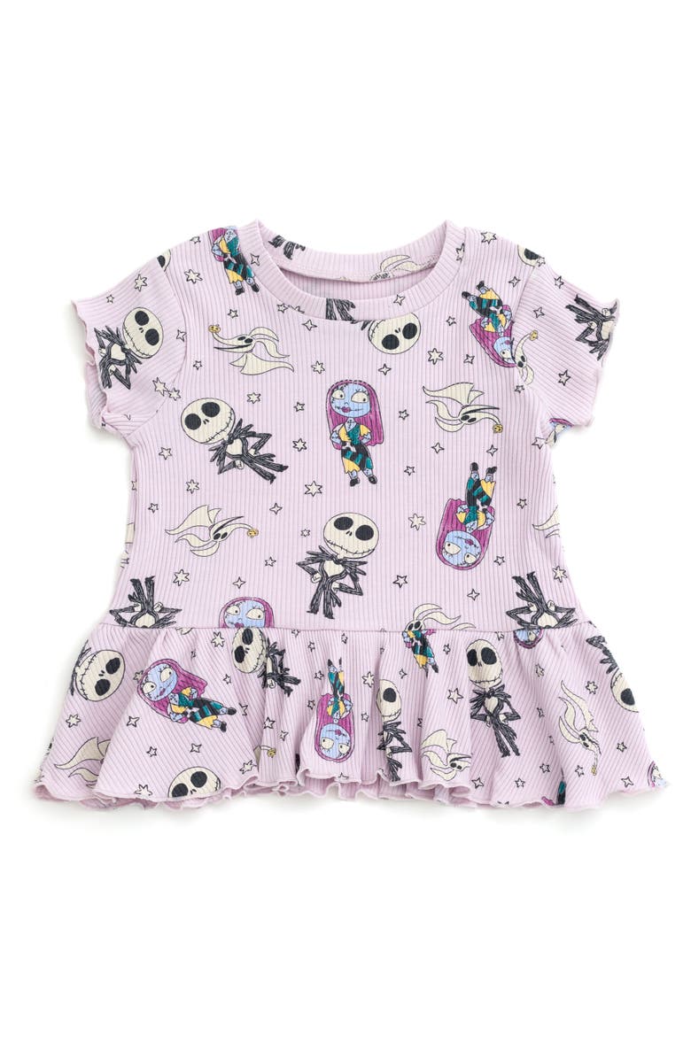 Disney Winnie the Pooh 2-Piece T-Shirt and Bike Shorts Set, Alternate, color, Jack Sally Purple