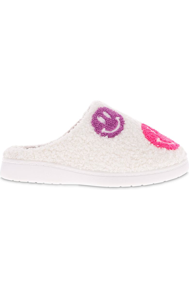 MIA Cozi Slipper, Alternate, color, Pink Multi Smiley