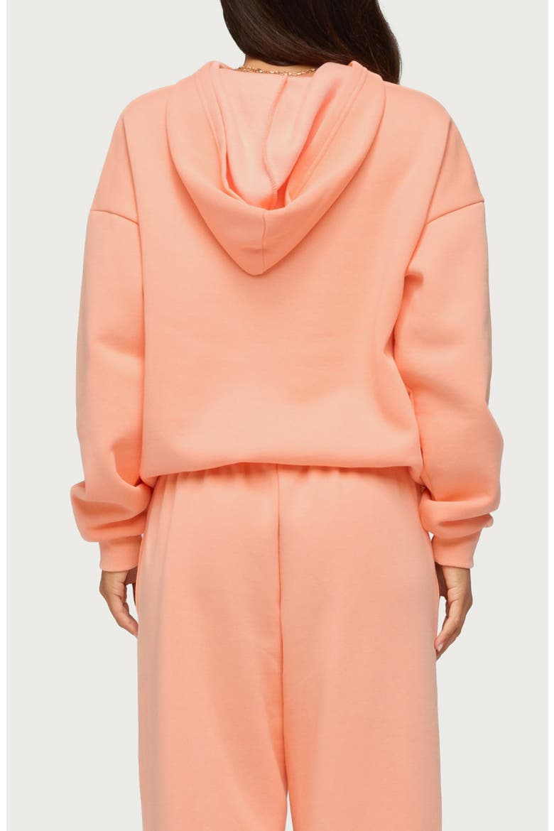 Oversized Logo Hoodie, Alternate, color, ORANGE