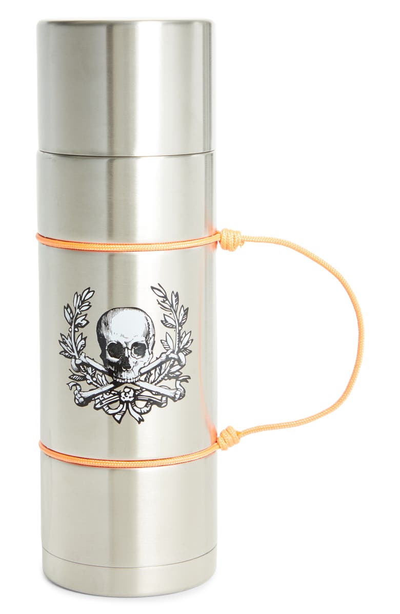 Noah x Mizu Skull Crest Stainless Steel Growler, Main, color,