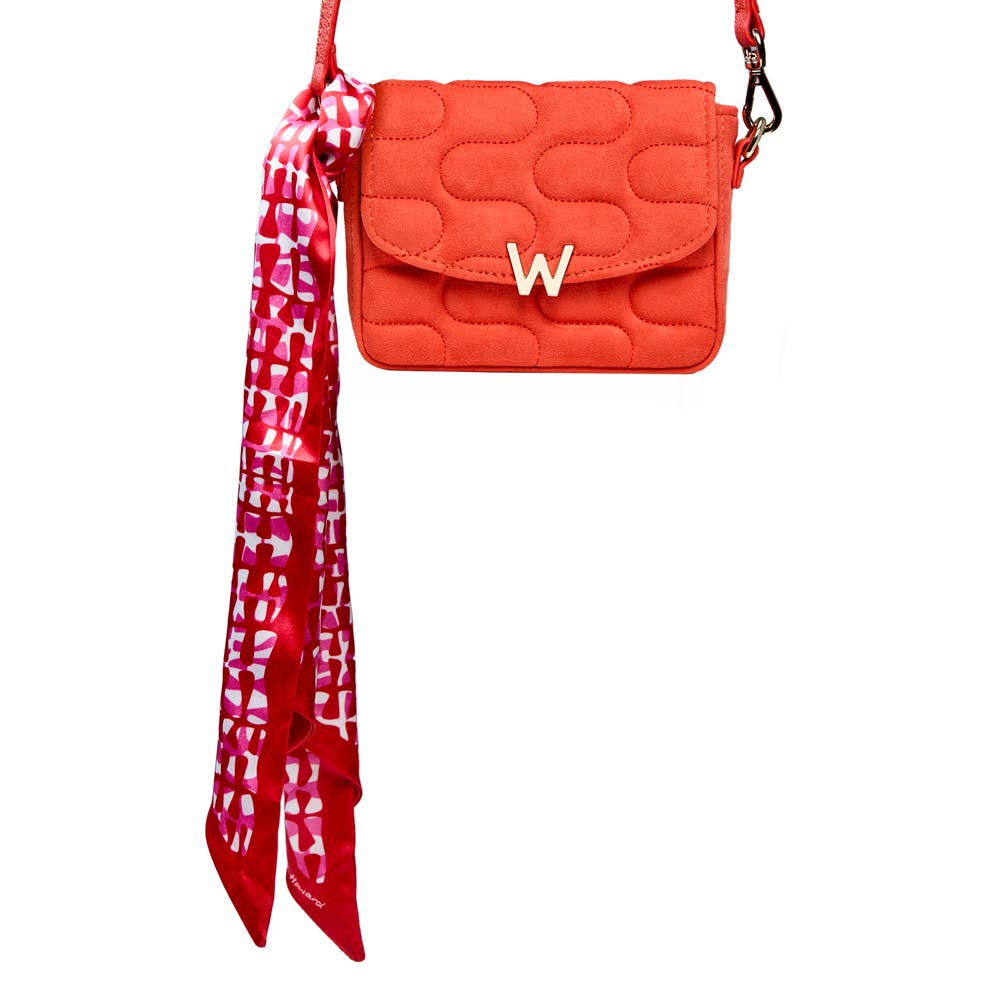 Mimi Swirl Mini Bag, Alternate, color, Radiant Red
