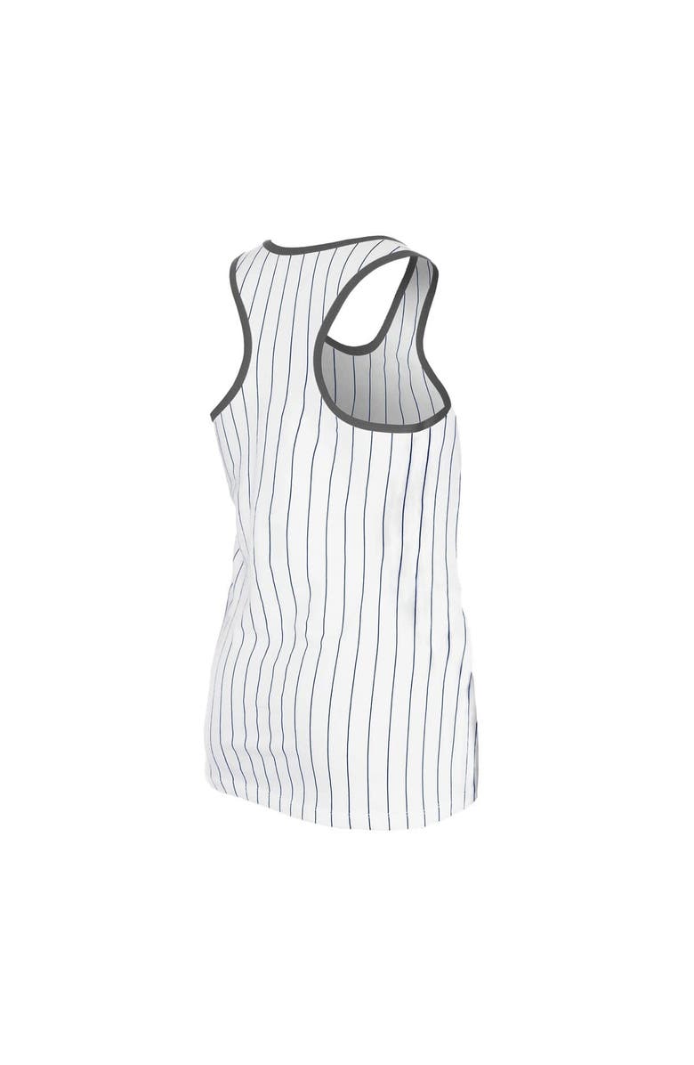 New Era Women's New Era White New York Yankees Gameday Pinstripe Tank Top, Alternate, color,