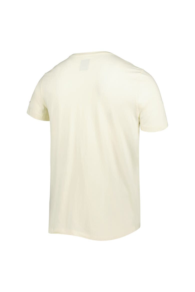 Men's New Era Cream Pittsburgh Steelers Sideline Chrome T-Shirt, Alternate, color, Cream