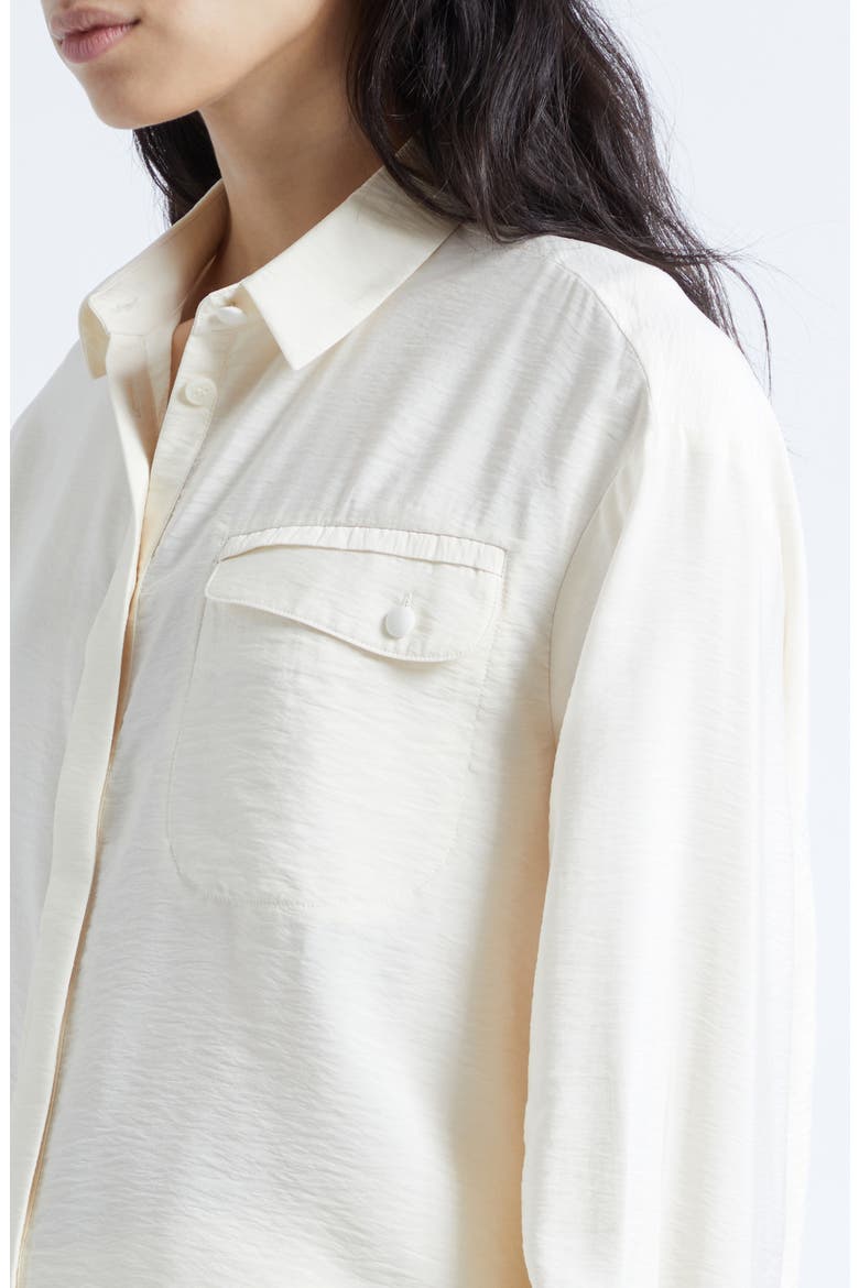 Button-Up Shirt, Alternate, color, IVORY