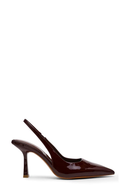 Anne Klein Itzy Pointed Toe Slingback Pump In Burgundy