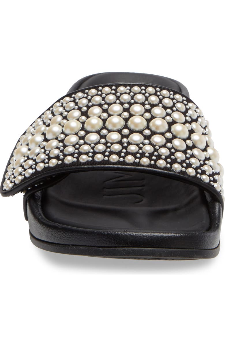 Jimmy Choo Fitz Embellished Pool Slide, Alternate, color,