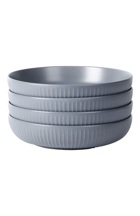 Logan Stoneware 4-Piece Bowl Set