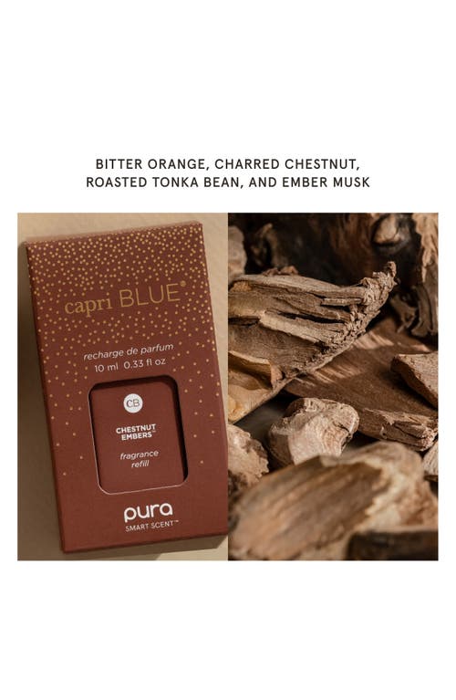 Pura X Capri Blue Chestnut Embers 2-pack Smart Fragrance Diffuser Refills In Chestnut Embers