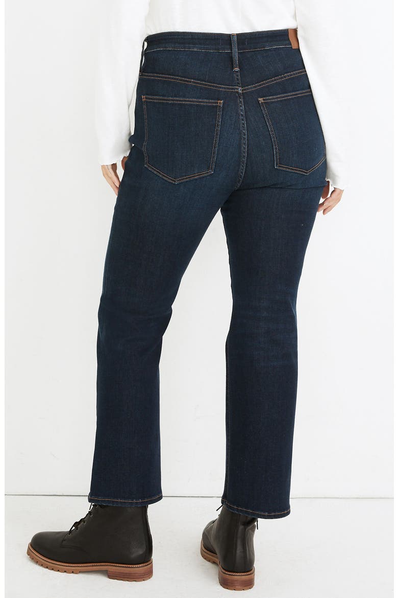Cali High Waist Demi Boot Jeans, Alternate, color, LARKSPUR