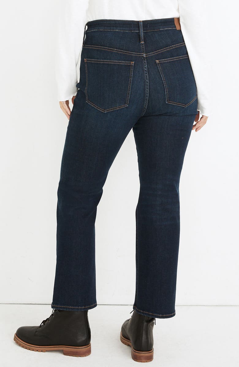 Madewell Cali High Waist Demi Boot Jeans, Alternate, color,