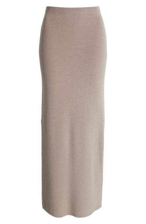 525 Maria Knit Maxi Skirt In Moon Rock