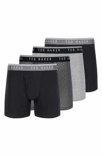Assorted 4-Pack Stretch Cotton Boxer Briefs