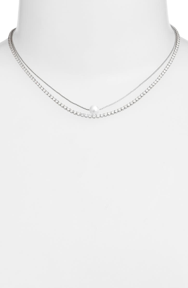 Nordstrom Set of Two Demi Fine Necklaces, Alternate, color,