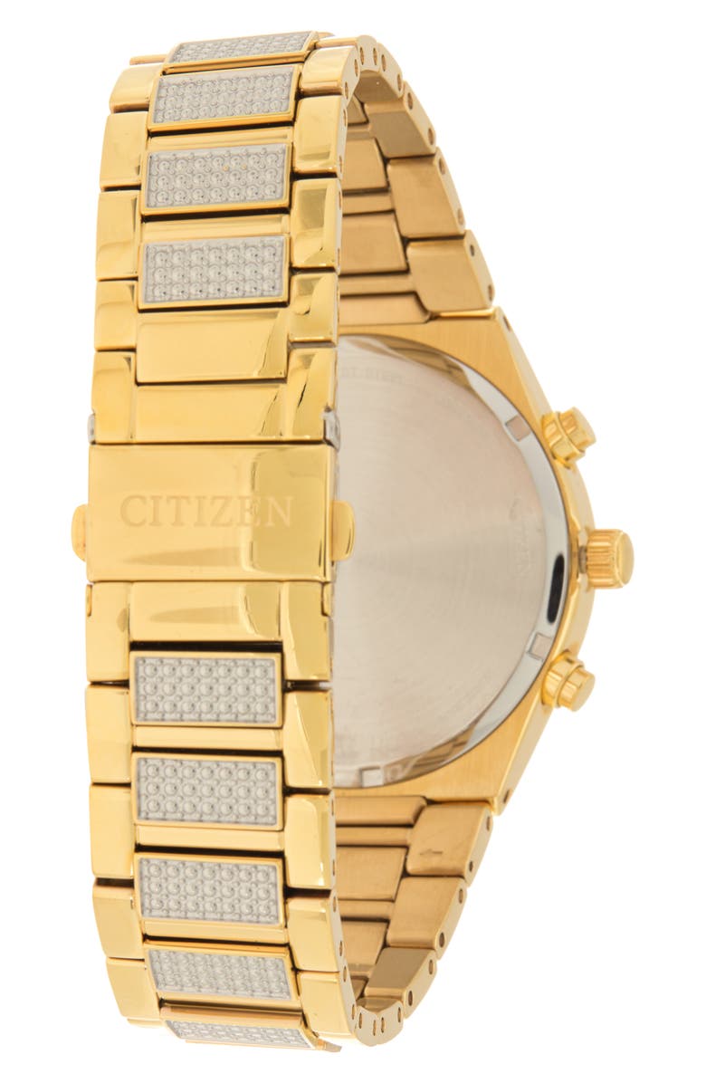 Citizen Eco-Drive<sup>®</sup> Bracelet Watch & Bracelet Set, 42mm, Alternate, color, Gold-Tone