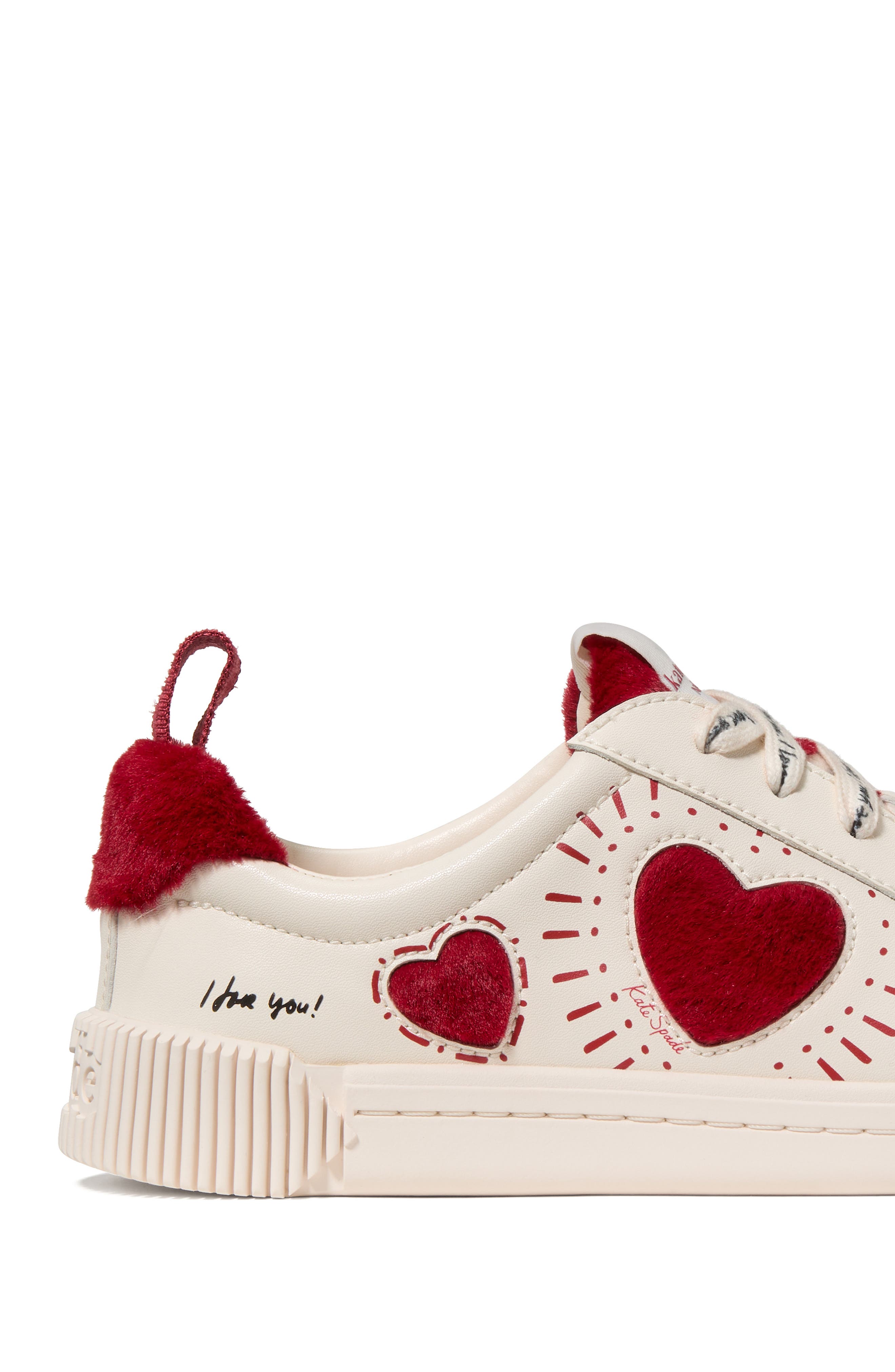 Kate Spade New York k as in kate sneaker, Alternate, color, Cream