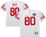 Mitchell & Ness Men's Mitchell & Ness Jerry Rice White San Francisco 49ers 1994 Authentic Throwback Retired Player Jersey