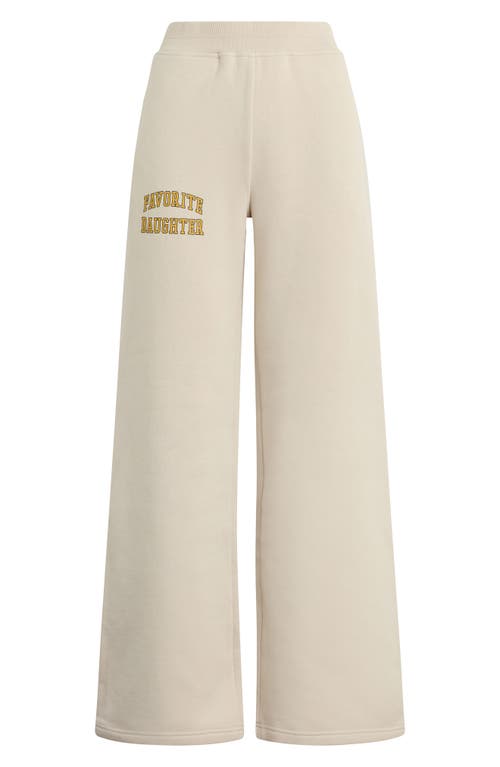 Favorite Daughter The Collegiate Flare Sweatpants In Gray