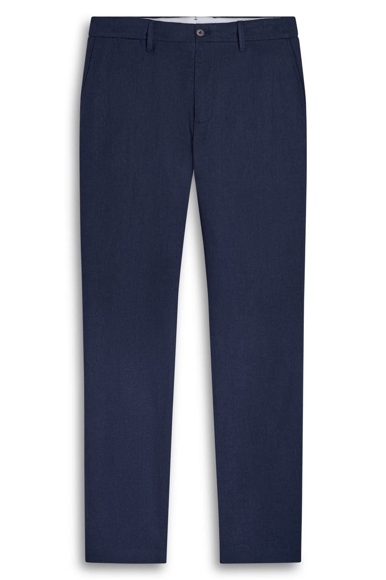 Aerolinen Linen Blend Chinos, Alternate, color, NAVY