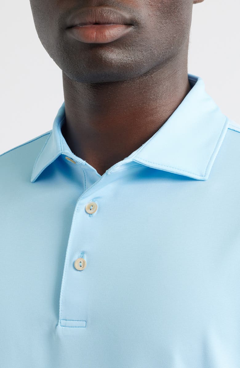 Peter Millar Holden Performance Jersey Polo, Alternate, color, Seaport Blue