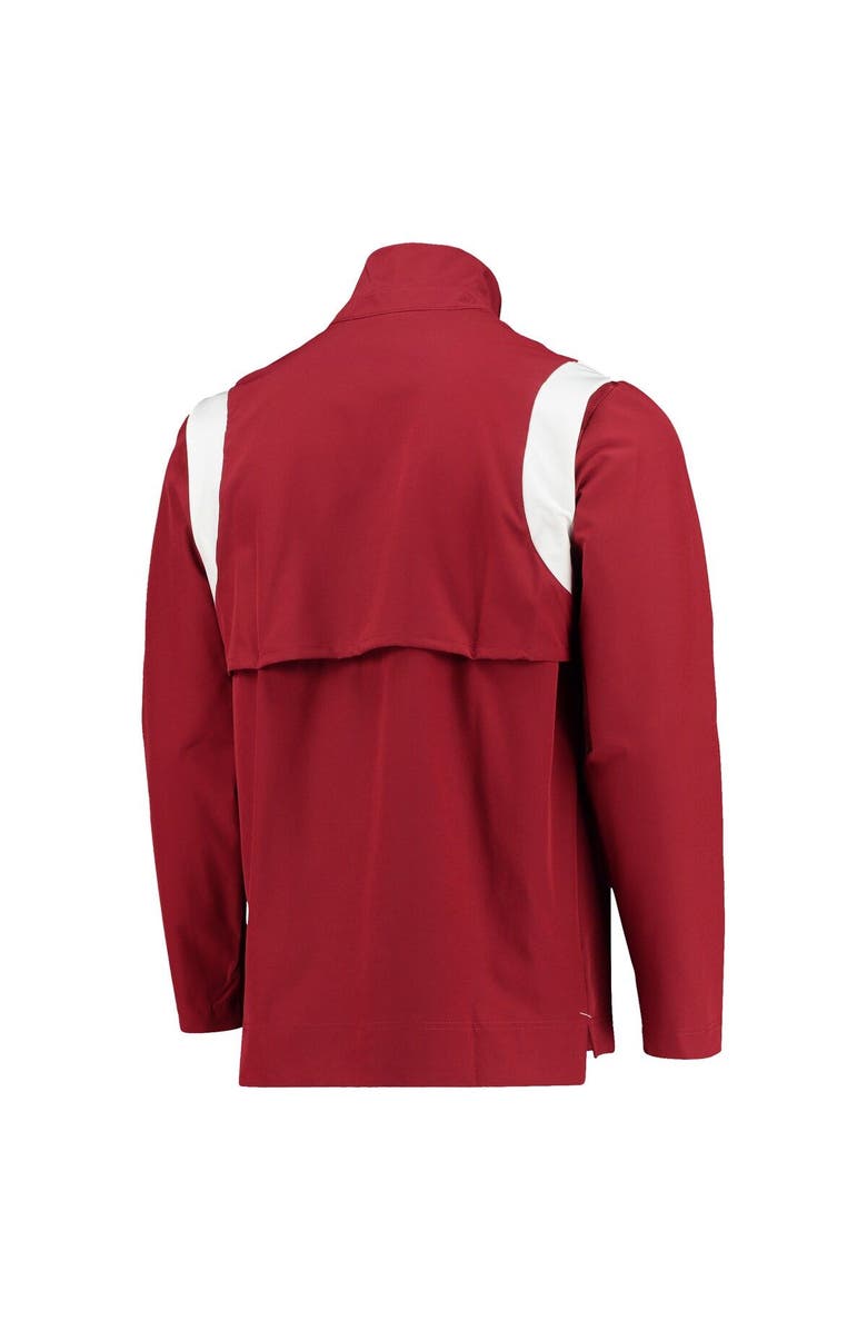 Nike Men's Nike Crimson Alabama Crimson Tide 2021 Team Coach Quarter-Zip Jacket, Alternate, color, 