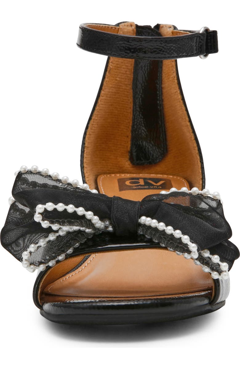 DV by Dolce Vita Kids' Grand Bow Sandal, Alternate, color, Black