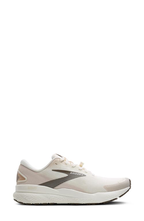 Brooks Ghost 16 Gtx Gore-tex® Waterproof Weatherized Running Shoe In Almond Peach/coconut/falcon