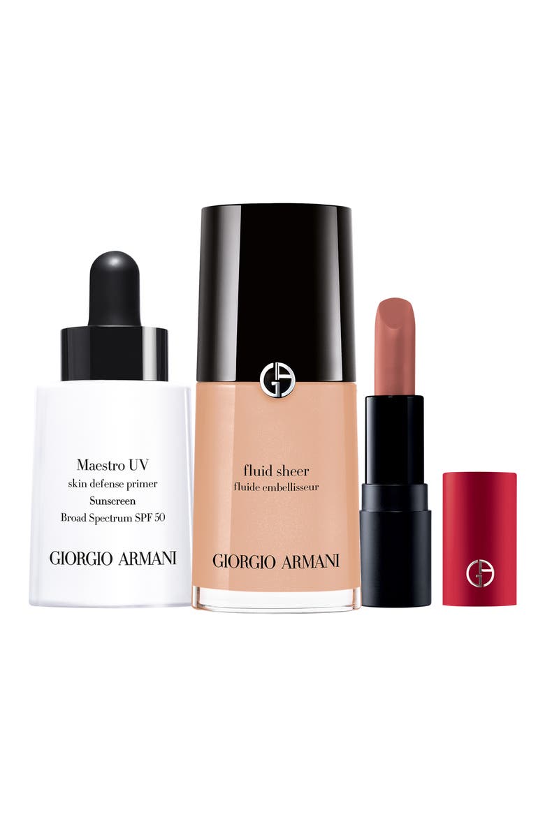 Giorgio Armani Iconic Glow Set (Nordstrom Exclusive), Main, color, NO COLOR
