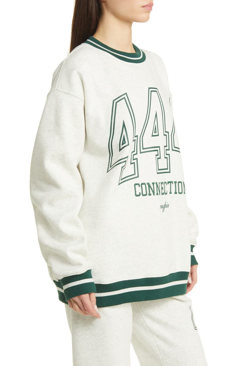 THE MAYFAIR GROUP 444 Fleece Crewneck Sweatshirt, Alternate, color,