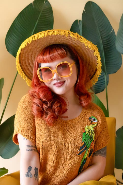Sunshine Studios Sophia Sunglasses In Yellow