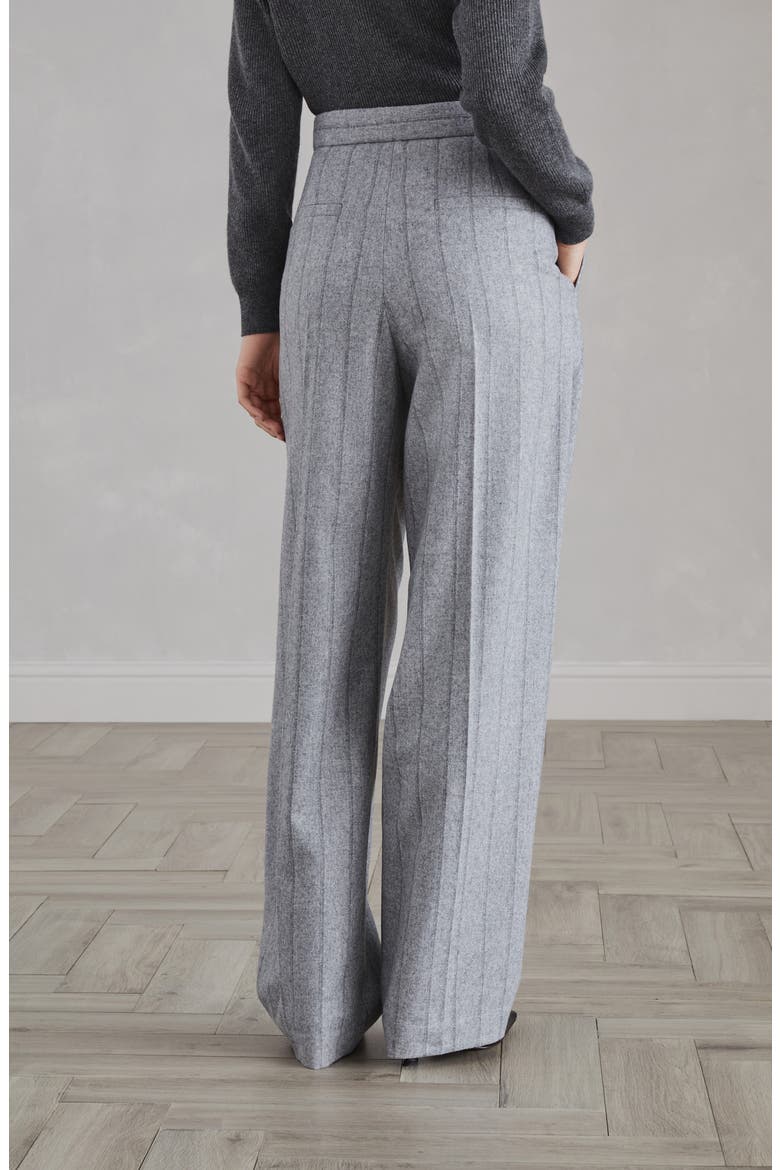 Relaxed Tailored trousers, Alternate, color, Light Grey