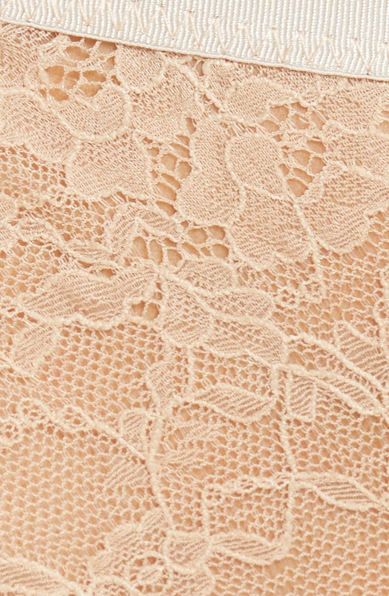 SUZY BLACK Dylan Light Floral Lace G-String Thong, Alternate, color, 