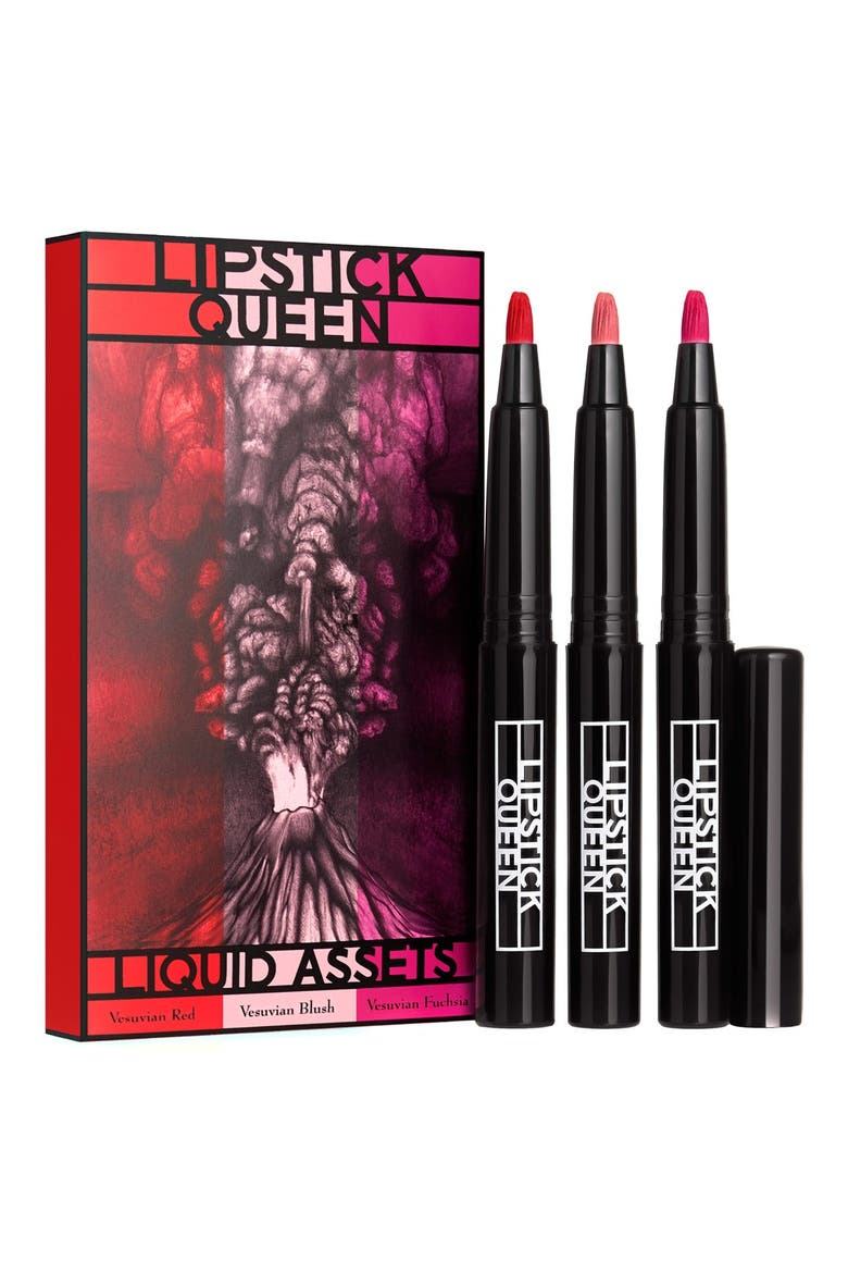 'Liquid Assets' Lipstick Trio, Alternate, color, LIQUID ASSETS