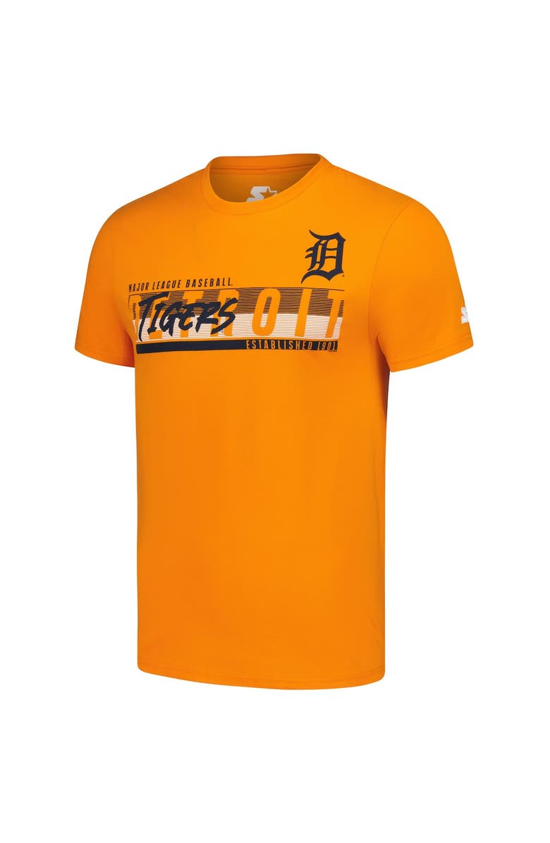 STARTER Men's Starter  Orange Detroit Tigers Prime Time Team T-Shirt, Alternate, color, Orange